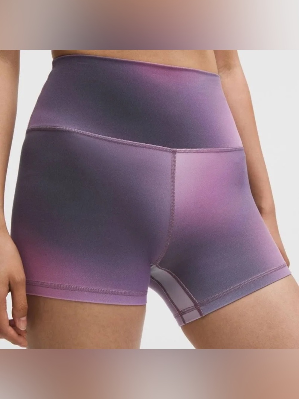 lululemon athletica Purple Ombre High-Rise Bike Shorts